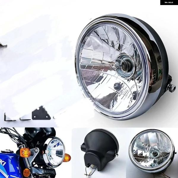 並行輸入品 ホンダ ヤマハ ハーレー スズキ EN125 7インチ オートバイ ヘッドライト アンバー ハイ/ロービームライト モト ヘッドランプ バルブ EN150-A