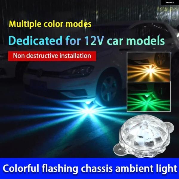 並行輸入品 LED シャーシライト トラック 点滅式カラフル 装飾 ライト底部 アンビエントライト 12V-80V
