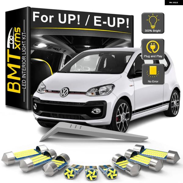 並行輸入品 フォルクスワーゲン VW 車内 LED ライト バルブ キット UP E-UP - 21 2022 車ドーム読書 トランク ランプ 7個 2012-