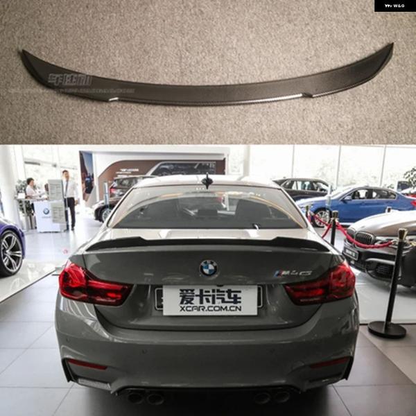 並行輸入品 BMW F82 F32 M4クーペ M4 CS スタイル カーボン リア トラック スポイラー カーボンウィング 2014年以降
