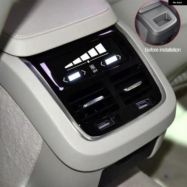 並行輸入品 ボルボ XC60 XC90 S60 V60 S90 V90 エア アウトレット リア アームレスト ボックス 装飾 LED ライト 車内