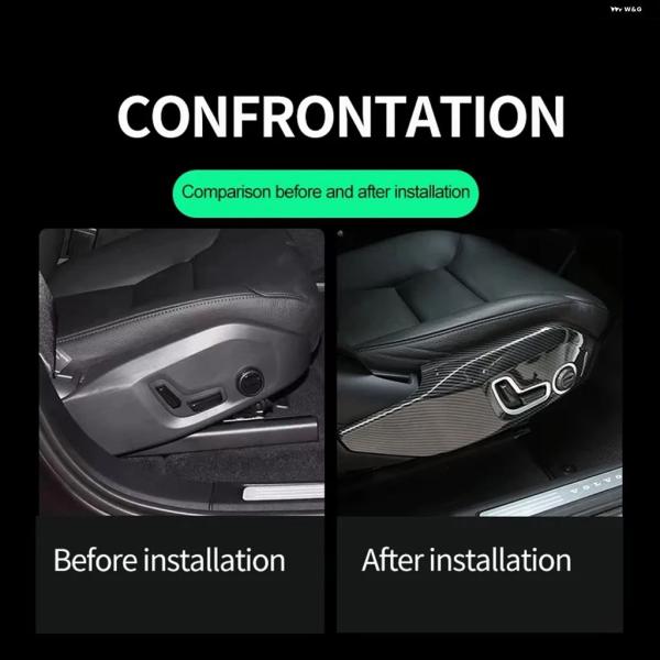 並行輸入品 ボルボ XC90 S90 V90 S60 V60 XC60 カー ステッカー 内装 トリム アクセサリーシート調整 装飾 フレーム カバー