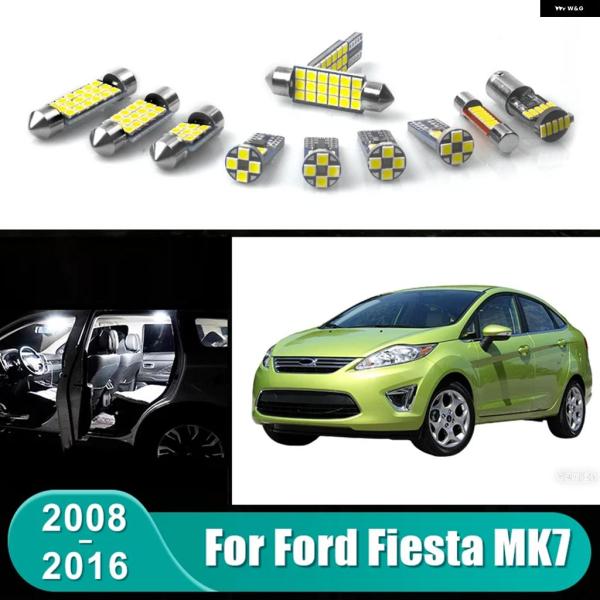 並行輸入品 フォード フィエスタ MK7 2008 - 11 2012 15 2016 車用 LED バルブ 車内読書灯 トランク ライト