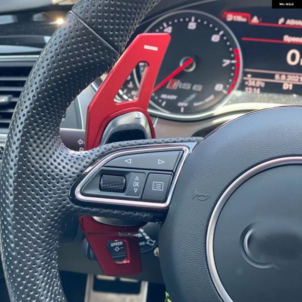 並行輸入品 アウディ ステアリングホイール シフト パドル A5 クーペ S3 カブリオレ S5 RS3 RS6 アバント RS7 スポーツバック SQ5 クワ