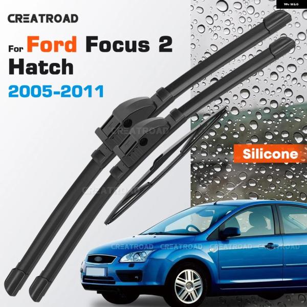 並行輸入品 フォード シリコン ワイパー ブレード フォーカス 2 ハッチ 2005 - 08 2009 10 2011 コーティング フロントガラス 6インチ