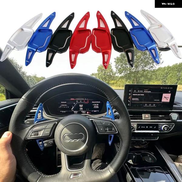 並行輸入品 アウディ A3 A6 S6 C8 A7 S7 4K A8 Q8 E-TRON スポーツバック 19-24 車用 ステアリングホイール パドル シフタ