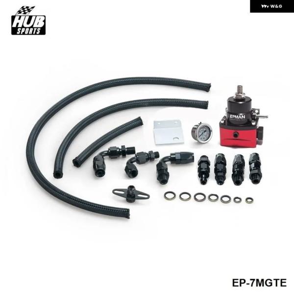 並行輸入品 レーシングカー燃料圧力レギュレーターキット ゲージ AN6 TING トヨタ MR2 SW20 90-95 HU-7MGTE