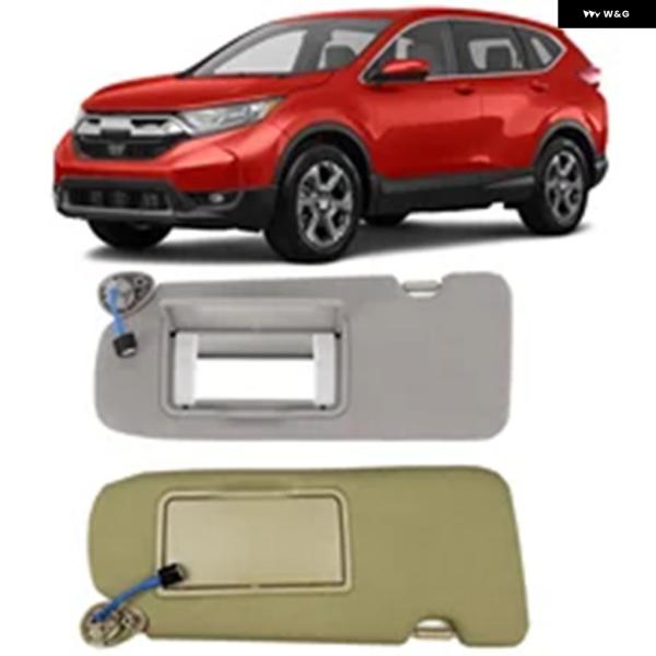 並行輸入品 ホンダ CR-V 2017-2022 車内フロント左右サンバイザー LEDライト 83280-TLA-A12ZB グレーベージュ