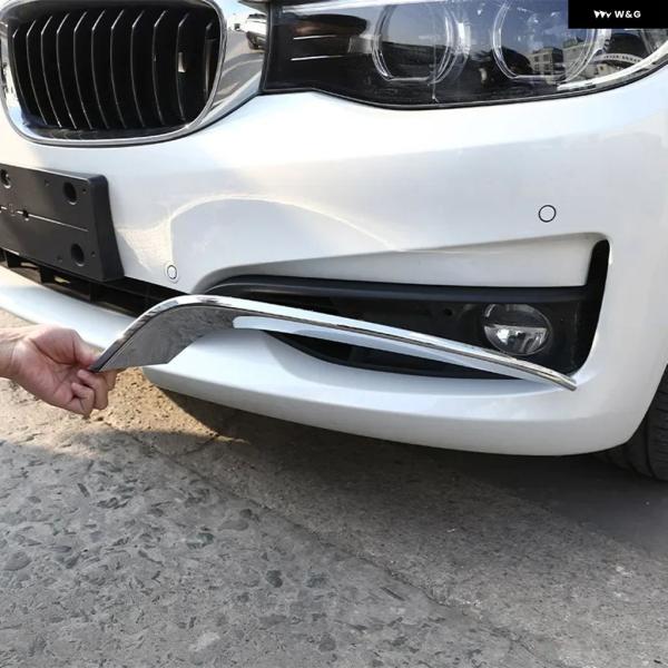 並行輸入品 BMW 3シリーズ GT グランツーリスモ F34 2013-2018 ABS製 フロント フォグランプ ストリップ トリム セット2個