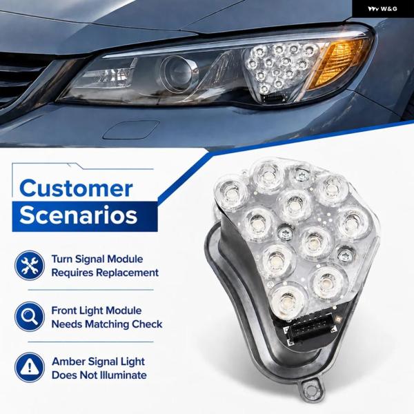 並行輸入品 BMW 5シリーズ グランツーリスモ 2013-2017 LED ウィンカー ライト コントロール モジュール 2011-12 6312726283