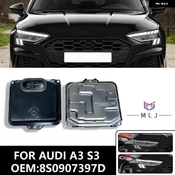 並行輸入品 アウディ A3 S3 RS3 8V Q2 カブリオ LED ヘッドライト コントロール モジュール エンジェルアイ カー 8S0907397D 20