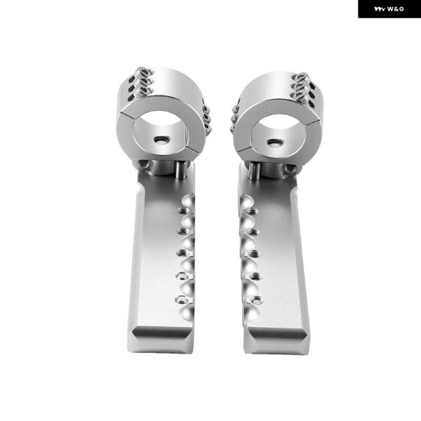 並行輸入品 BMW クラッシュ バー 25MMアンチコリジョンロッド用フロント フットペグ / ペダル レスト1ペア