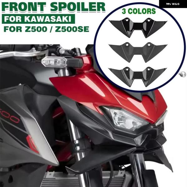 並行輸入品 カワサキ Z500 SE 2024-2026 フロントスポイラー ダウンフォース フェアリング ヘッドライト バイク