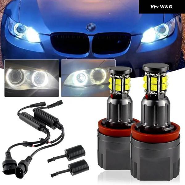 並行輸入品 2X CANBUS H8 LED 120W エンジェルアイズ マーカーライト ヘッドライト ランプ BMW Xシリーズ E70 X5 07-13 E
