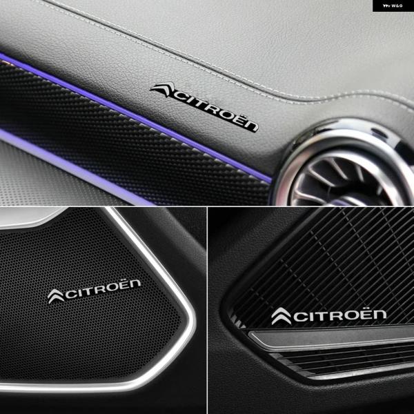 並行輸入品 シトロエン カー オーディオ 装飾 ステッカー バッジ デカール C1C3C4C5ベルランゴサクソC4LクサラピカスC-エリゼC-クロッサー