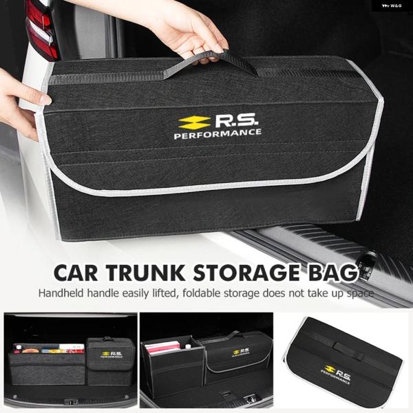 並行輸入品 トランク 折りたたみ式 オーガナイザー 収納 バッグ ボックス ルノーRS カジャー キャプチャー クリオ メガーヌ 2 3 4 RS コレオス ロ