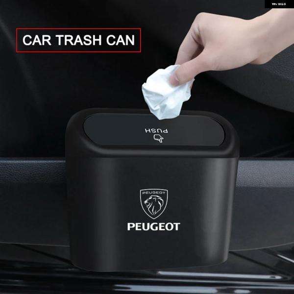 並行輸入品 プジョー 108 406 407 408 206 207 208 306 307 308 508用 車内 収納 ケース ゴミ箱 車用 1個