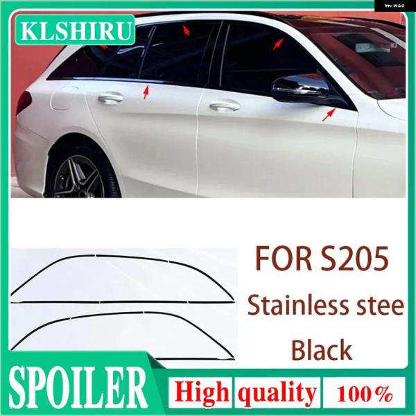 並行輸入品 メルセデス ベンツ S205 C クラス ワゴン ステンレス エクステリア ウィンドウ モールディング ストリップ シル サイド カバー トリム ブ