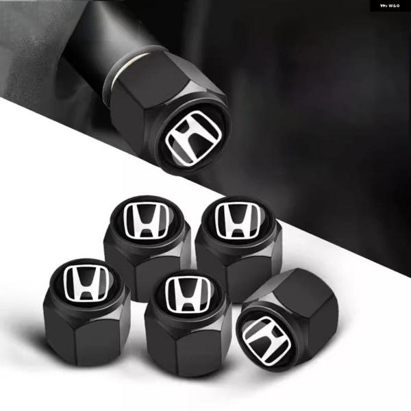 並行輸入品 ホンダ S660 シビック アコード シティ ヴェゼル CR-V オデッセイ HR-V インサイト用 メタル ホイールタイヤ バルブ キャップステムケース カバー 5