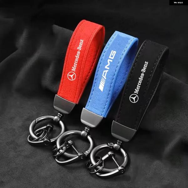 並行輸入品 メルセデス ベンツ AMG E S C A B クラス GLE GLS CLS GLC CLA GLA GLK GLB用レザーキー チェーン バックルキー キーリング