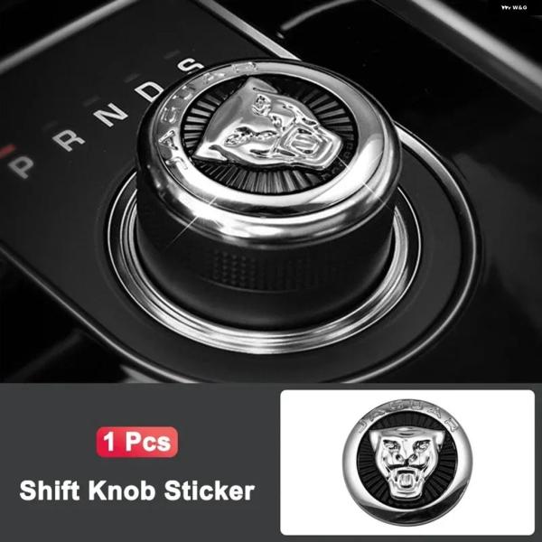 並行輸入品 センター コンソール シフト ノブ 装飾 ステッカー カバー インテリア アクセサリージャガーXF XE XJL XJ F-PACEキー ホルダー