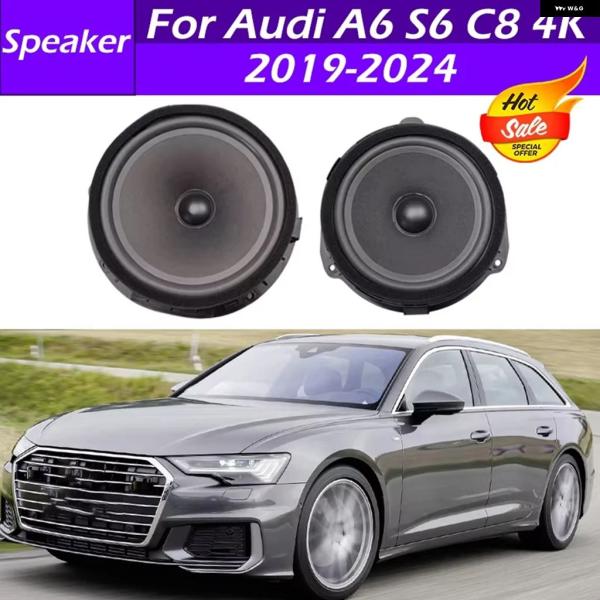 並行輸入品 アウディ A6 S6 C8 4K 2019 - 車フロントドアミッドレンジホーンサウンド スピーカー 4K9035411 4K0035415 20-