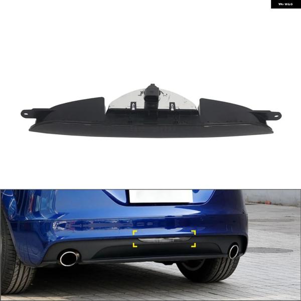 並行輸入品 アウディ 車用リア バンパー フォグランプ テールランプサイドストップライトABS樹脂ブラック TT TTSクーペ/ロードスター2007-2014用