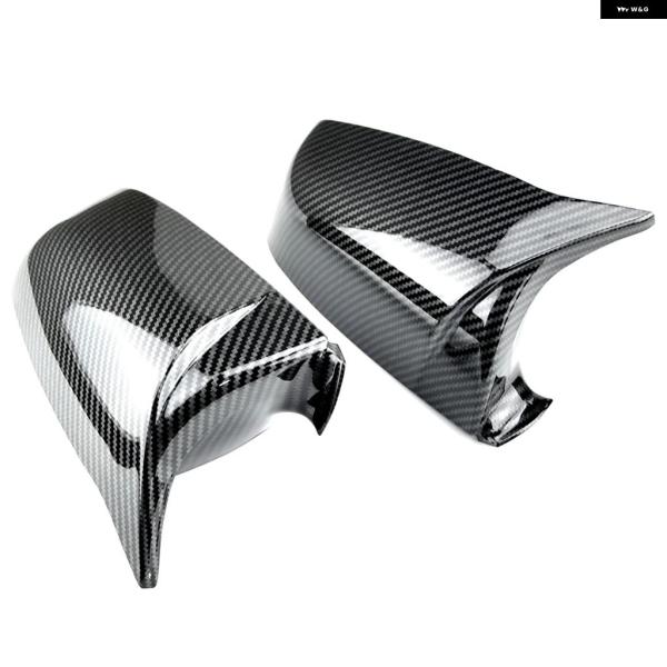 並行輸入品 BMW F07 5シリーズ グランツーリスモ 2010-2015 カーボン パターン サイドウィング カバー キャップ 2個セット