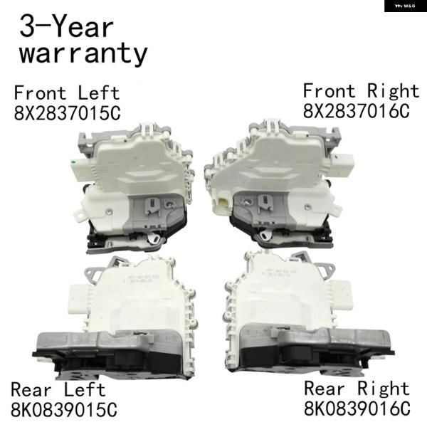 並行輸入品 アウディ VW ドアロック アクチュエーター 右ハンドル 車 A1 A3 S3 A4 S4 A5 S5 Q5 RS5 R8 XL1 8X283701
