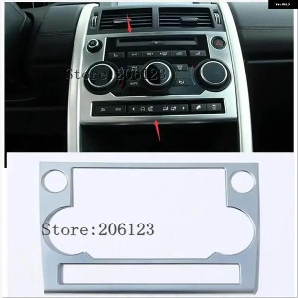 並行輸入品 ランドローバー ディスカバリー スポーツ 2015 - 2016 - 17 クロームカーセンター コンソール CD オーディオ パネル カバー フレ