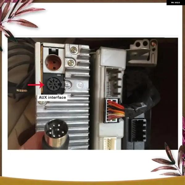 並行輸入品 日産 ティアナ JK230 JM230 JK200 2004-2008 8ピン メス オス カーAUX オーディオ ケーブル