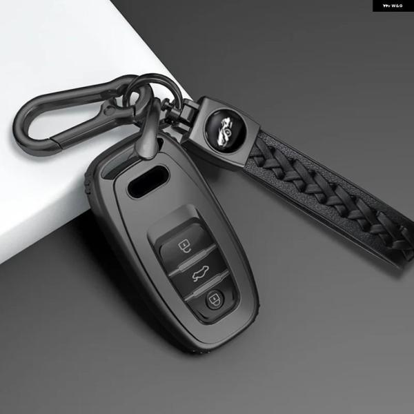 並行輸入品 アウディ A1 A3 A4 A5 A6 A7 A8 クワトロ Q3 Q5 Q7 カーリモートスマートキー カバー ケースシェル 2009-2015