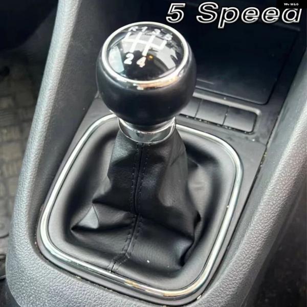 並行輸入品 フォルクスワーゲン VW R32 ゴルフ 5 V MK5 MK6 ジェッタ 5/6 スピード スティック ギア シフト ノブ レザー ブーツ カラー ケース CAR-STYING 2004-