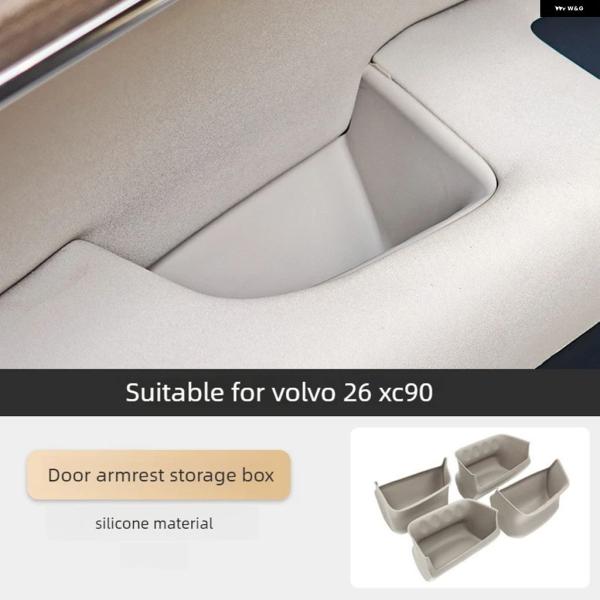 並行輸入品 ボルボ XC90 ドア アームレスト 収納 ボックス シリコン パッド ハンドル 装飾 2015-2026