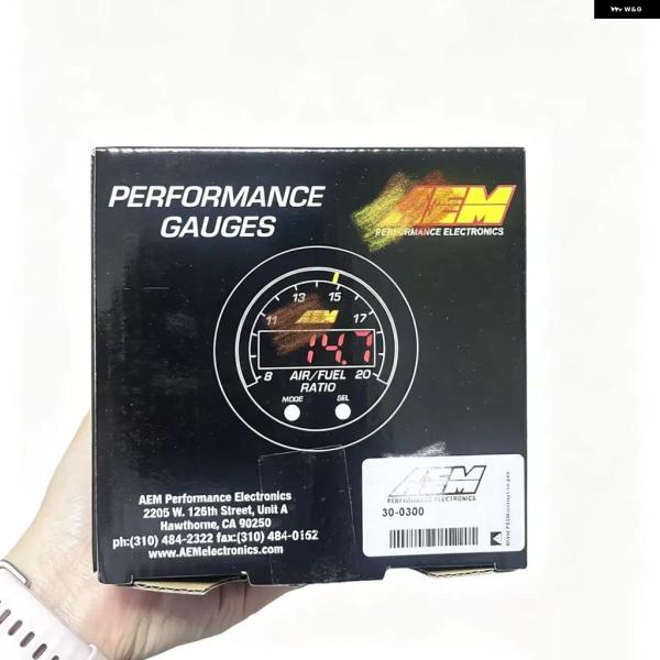 並行輸入品 AEM XシリーズワイドバンドAFRコントローラー デジタルO2空燃比ゲージ 4.9オキシセンサー 30-0300