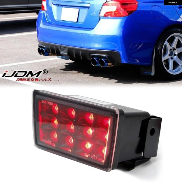 並行輸入品 スバル WRX/STI インプレッサ XV クロストレック用 3RD 4TH オールインワン LED リア F1 スタイル ストロボ フォグ ライト