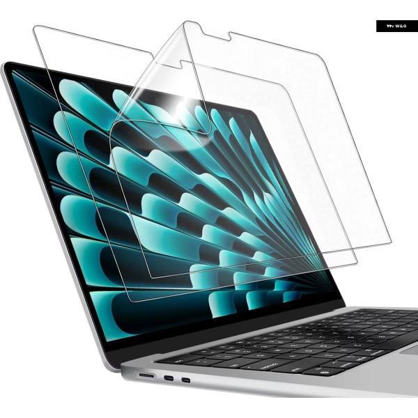 並行輸入品 A2681 A3186 MACBOOK AIR 13 PRO 14 16 M1 M2 M3 M4 2021 2023 2025 A2141用ブルーライトカットスクリーン プロテクター 2枚セットマットフィルム