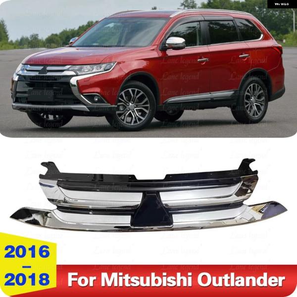 並行輸入品 三菱 アウトランダー 2016 2017 2018 グリル カーモデル フロント バンパー アッパー