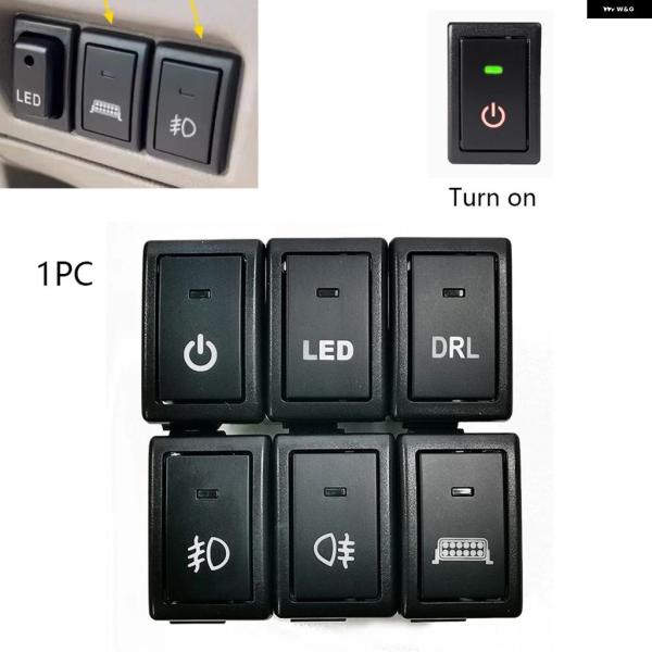 並行輸入品 スズキ ジムニー ランディ用アクセサリー電源 LED DRL フォグランプ スポットライト ボタン スイッチ配線1個
