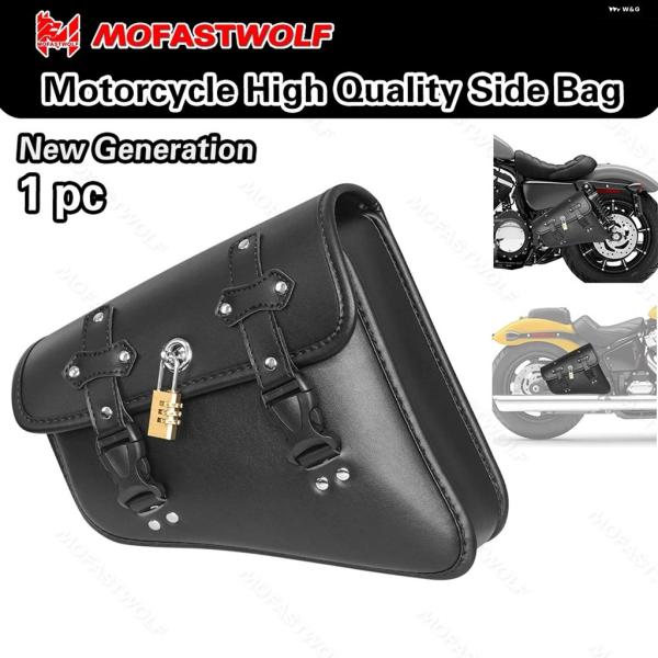 並行輸入品 ハーレー ホンダ LRON 883120048ストリートボブ ローライダー ファットボブ クルーザー プリンス バイク サイド バッグ サドル