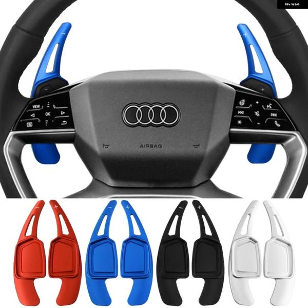 並行輸入品 アウディ E-TRON スポーツバック Sライン クワトロ用パドル シフト 車用 ステアリングホイール ギア DSG エクステンダー ステッカー Q