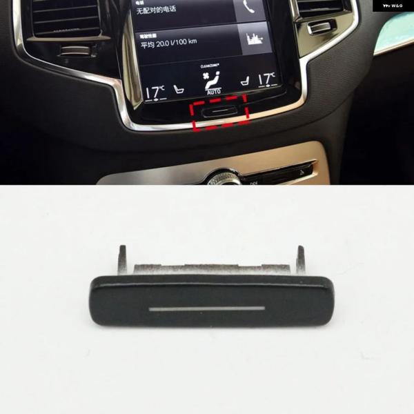 並行輸入品 フロント ダッシュボード 中央 コントロール スクリーンモニターホームスイッチ ボタン カバー ボルボ S90 V90クロスカントリーXC60 XC