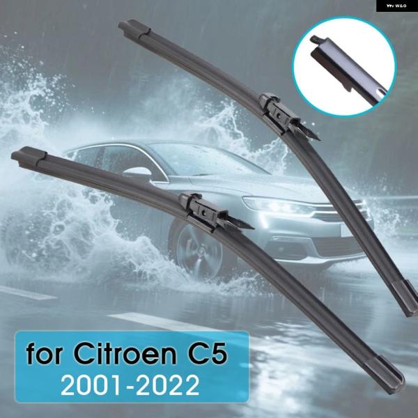 並行輸入品 シトロエン C84 C5 ワゴン/セダン X7 RD/TD エアクロス 車用 ワイパー ブレード フロント フロントガラス 自動 2001-2022