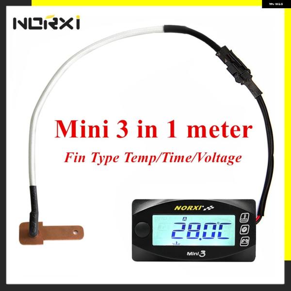並行輸入品 ミニ オートバイ 温度プローブ フィンタイプ 温度 電圧 時間 3 ゲージ 温度計 NMAX125