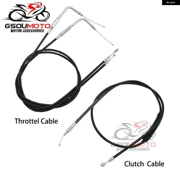 並行輸入品 ハーレー スロットル ケーブル ワイヤークラッチライン スポーツスター アイアン1200H P L Cダイナ ソフテイル ファット ボーイ ロードキング XL883R