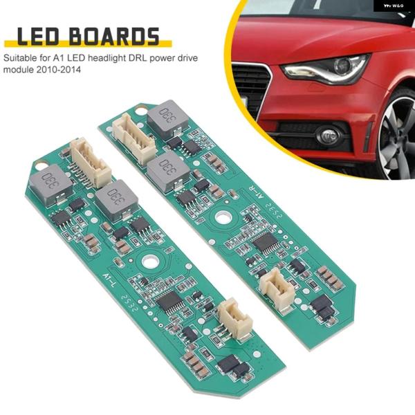 並行輸入品 アウディ A1 2011 - 14 ヘッドライト LED エンジェルアイ コントロール ユニット デイタイム モジュール バラスト 8X090747
