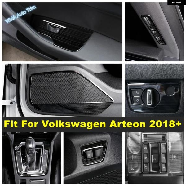 並行輸入品 フォルクスワーゲン アルテオン 2018 - 2024 車用テールドア コントロール ボタン / 読書灯 ドア スピーカー 装飾 カバー トリム