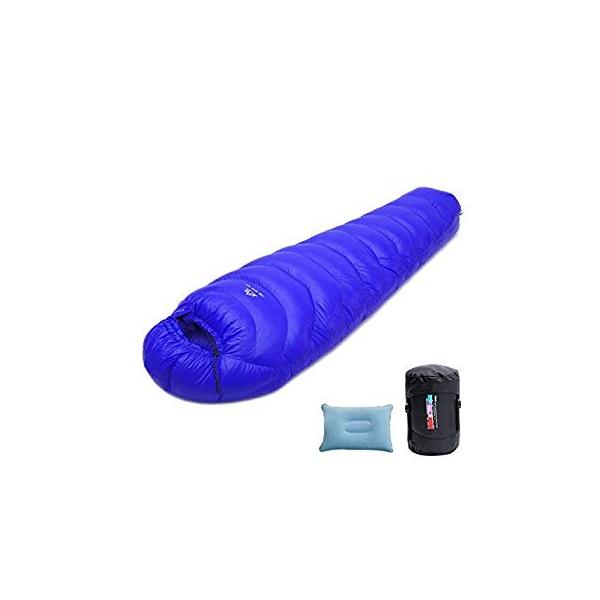 年中無休抜群 コンパクト収納寝袋 シュラフ マミー型 封筒型寝袋 アウトドア 避難用 Sawazoomの高級ダウン寝袋 高級ダウン寝袋 冬用 登山 防災用 避難用 防水 激安価格の