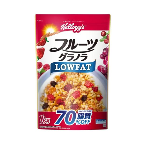 ケロッグ フルーツグラノラ ローファット 1kg : あーるある - 通販