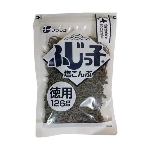 ■名称:塩昆布（つくだに）■メーカー:フジッコ■原材料名:昆布、しょうゆ、たんぱく加水分解物、砂糖、昆布エキス、食塩／調味料（アミノ酸等）、（一部に小麦・大豆を含む）■原材料産地:国産（昆布）■内容量:126g